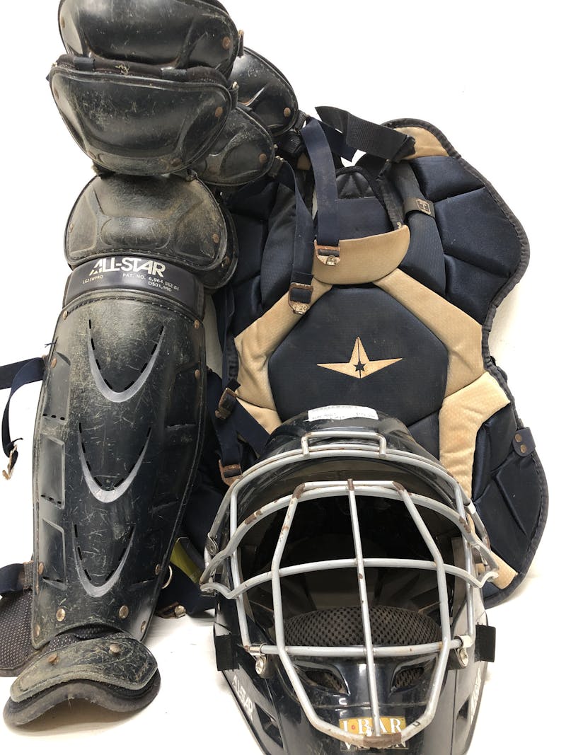 Used All-Star COMPLETE SET Adult Catcher's Equipment Catcher's