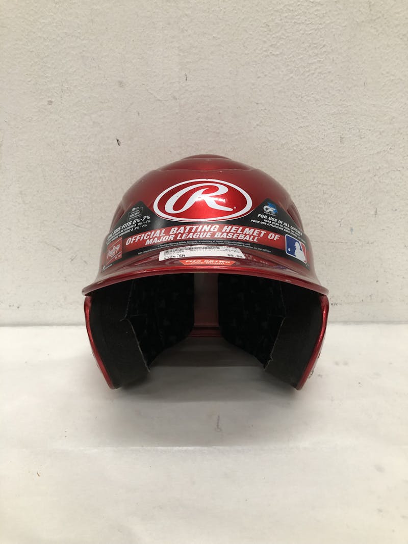 Used Rawlings BATTING HELMET RED SM Baseball and Softball Helmets