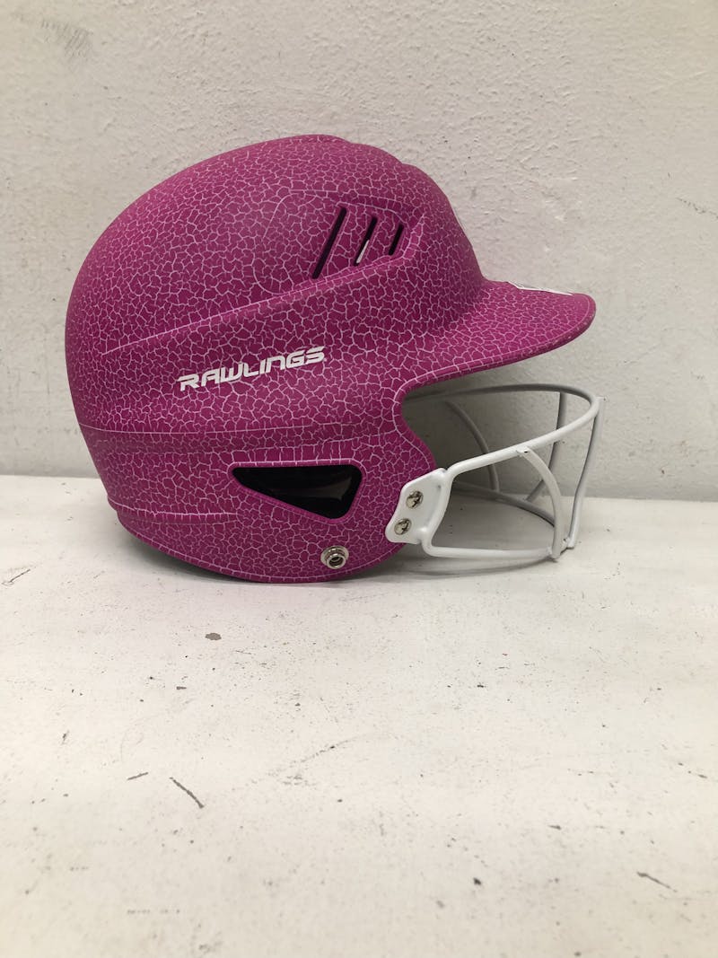 Used Rawlings PINK HELMET SM Baseball and Softball Helmets