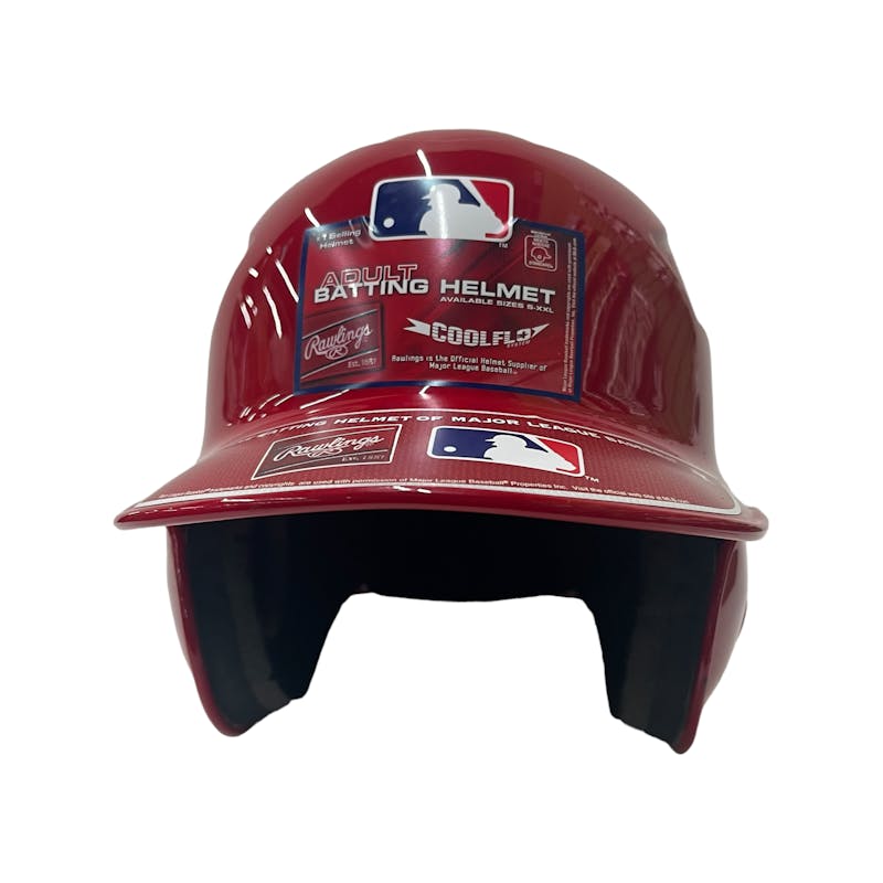 NEW Baseball Helmet Of RED Softball Batting Helmet For Adult