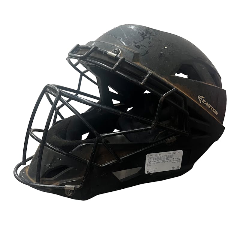 Easton M10 Adult Custom Catchers Set, Black/Silver 