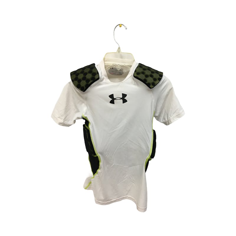Padded Football Shirt, Rib Protectors Youth Compression Shirt with