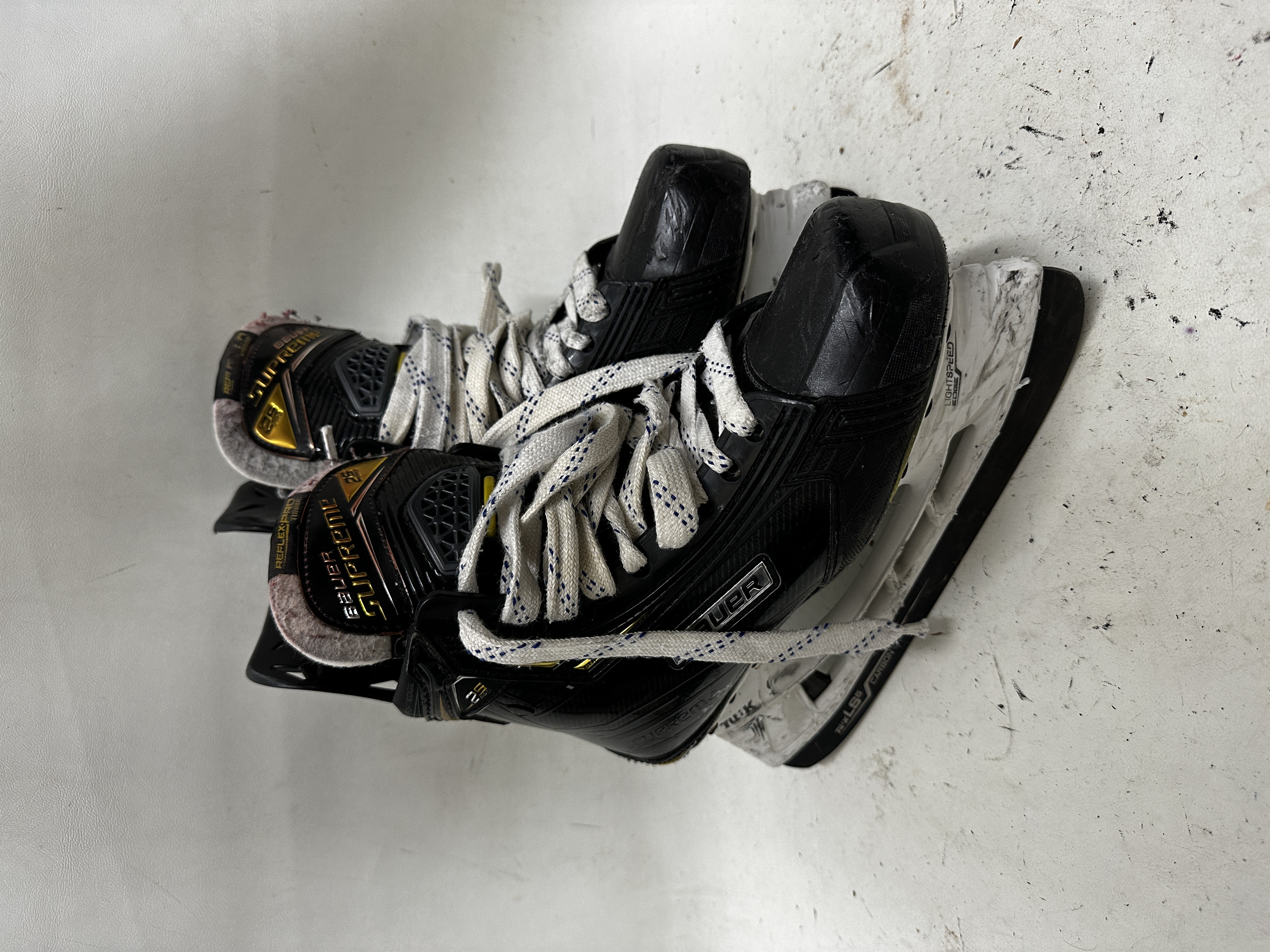 Used Bauer 2S PRO Intermediate 6.5 Ice Hockey Skates Ice Hockey Skates