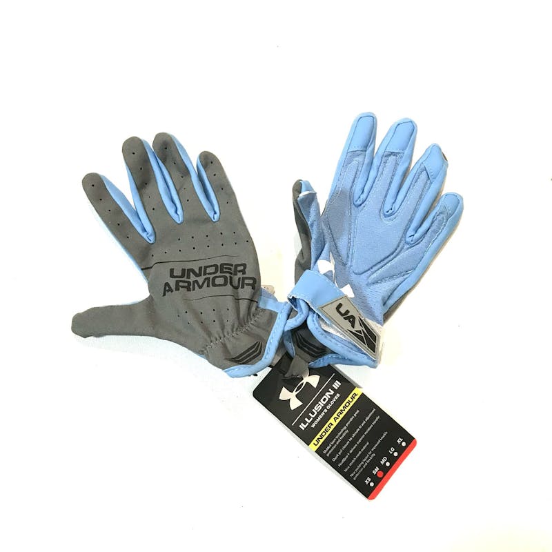 Used Under Armour BLUE MD Lacrosse / Womens Gloves Lacrosse / Gloves