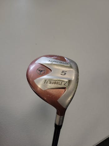 Used Taylormade TI BUBBLE 2 5 Wood Stiff Flex Graphite Shaft