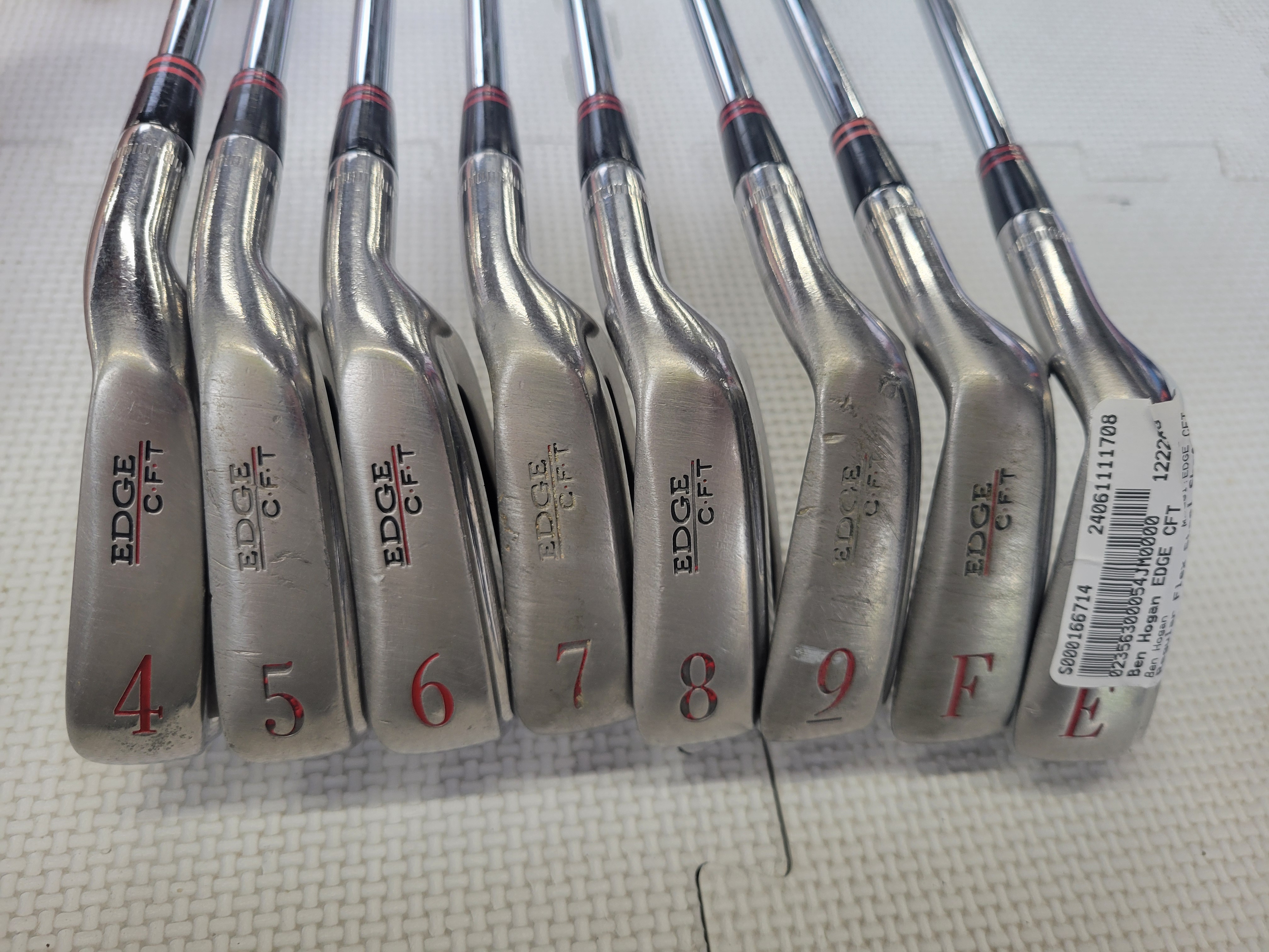 Used Ben Hogan EDGE CFT 5I-GW/AW Regular Flex Steel Shaft Iron Sets Iron  Sets