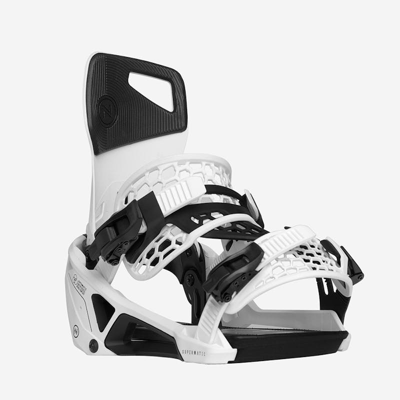 New NIDECKER SUPERMATIC WHT L Men's Snowboard Bindings