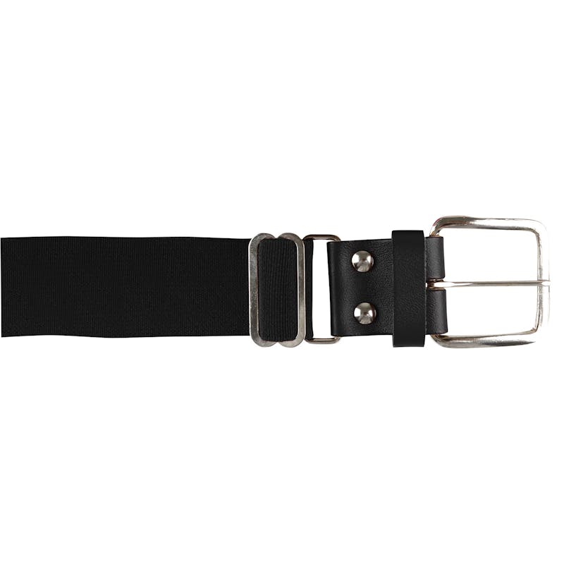 New ADJUSTABLE LEATHER BELT BLACK Baseball & Softball / Accessories