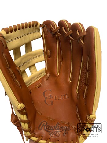 Used Rawlings GOLD GLOVE ELITE GGE1275HB 12 3/4 Leather Baseball Fielders  Glove - Excellent