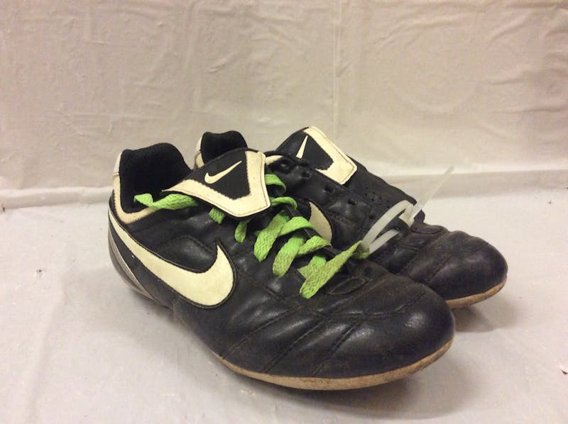 Poner a prueba o probar Prestigioso cebra Used Nike NIKE TIEMPO Cleats Sz. 3 Soccer Shoes Junior 03 BLACK Cleat |  Shoes