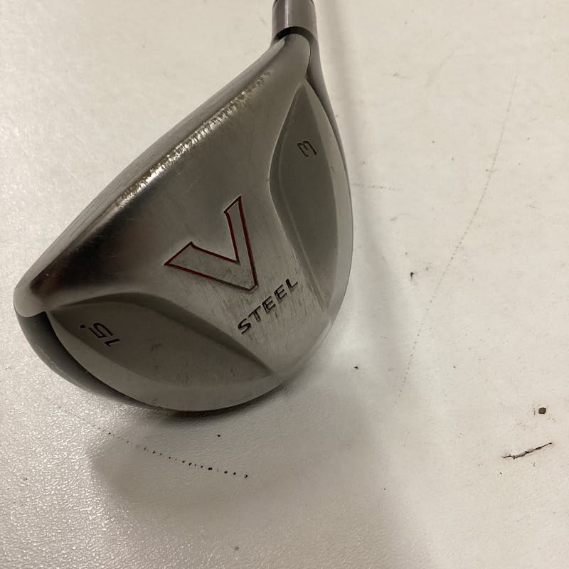 Used Callaway V STEEL 3 Wood Regular Flex Graphite Shaft Fairway Woods