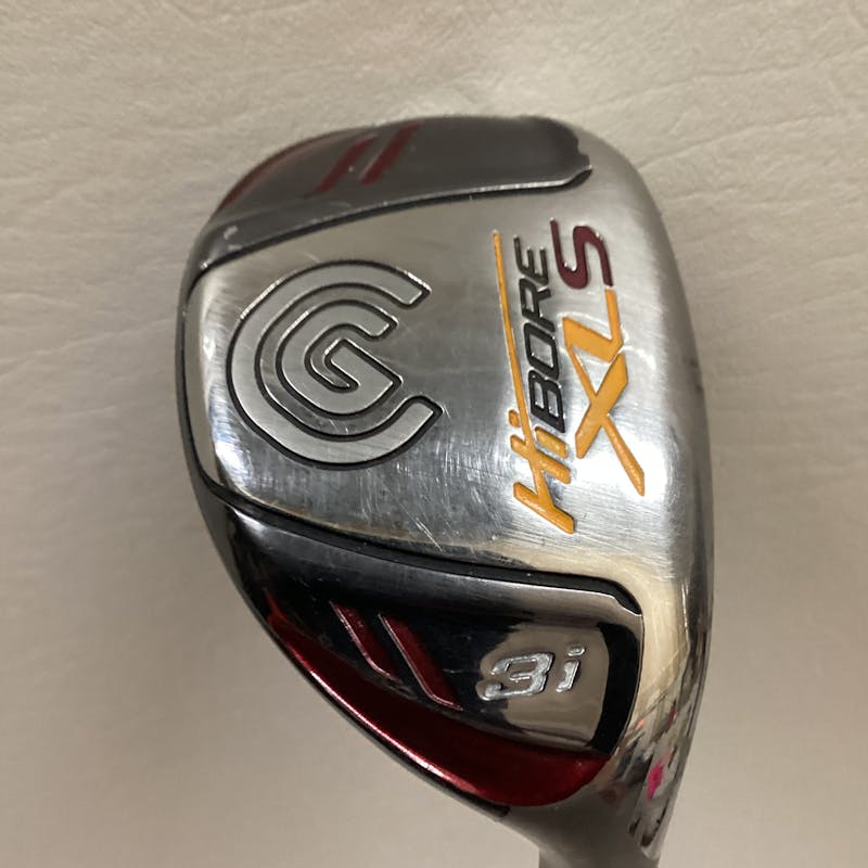 Used Cleveland HIBORE XLS 3 Hybrid Senior Flex Graphite Shaft Hybrid Clubs