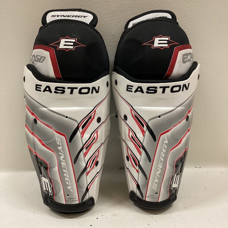 Used Easton SYNERGY EQ50 10' Hockey Shin Guards