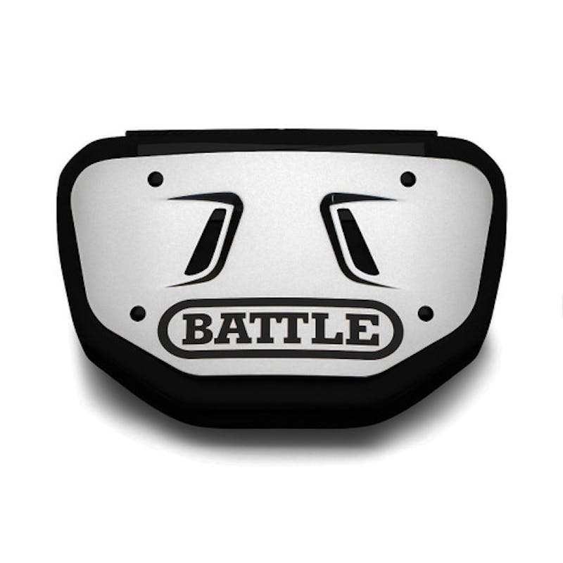 Battle Adult Iridescent Chrome Football Back Plate