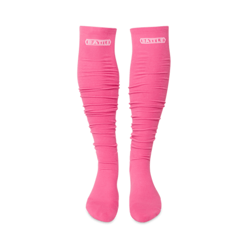 New Long FB Socks Pink AD L/XL Football Accessories