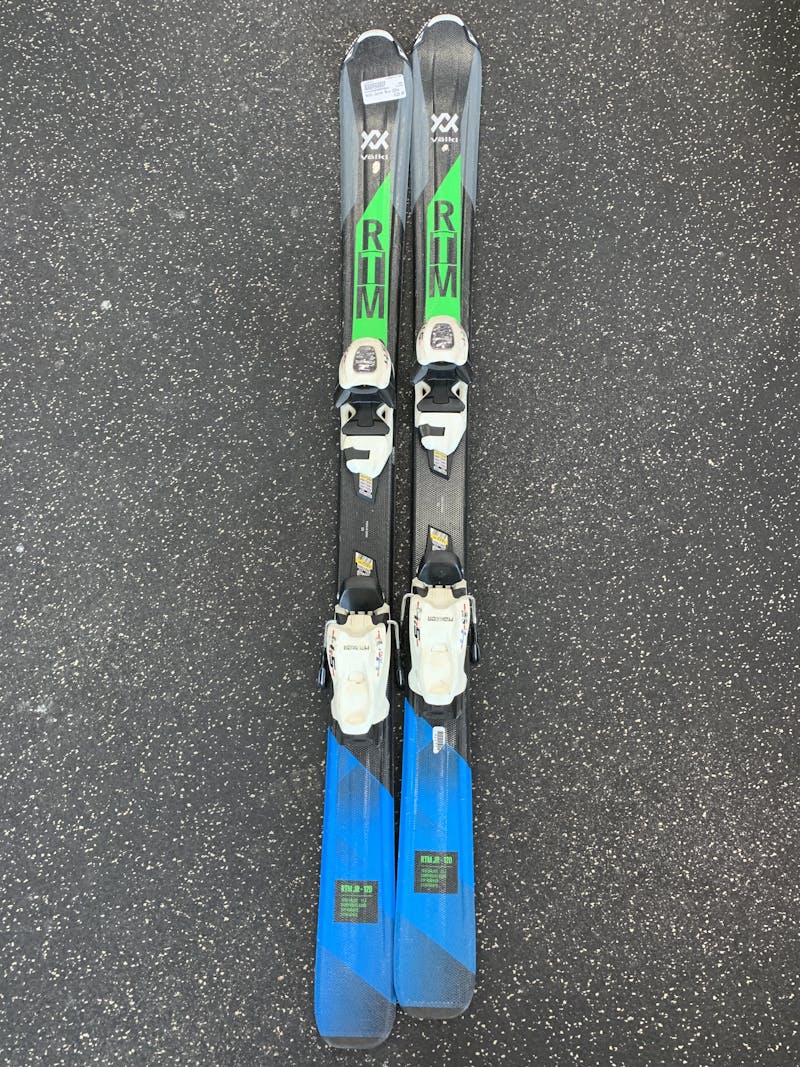 110 cm Used Volkl Tigershark Jr Kids Skis 