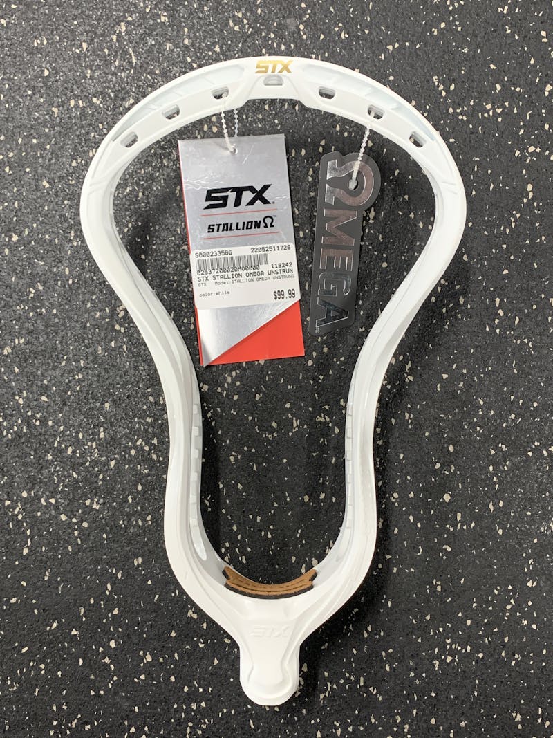 Used STX STALLION OMEGA UNSTRUNG Mens Lacrosse Heads Mens Lacrosse Heads