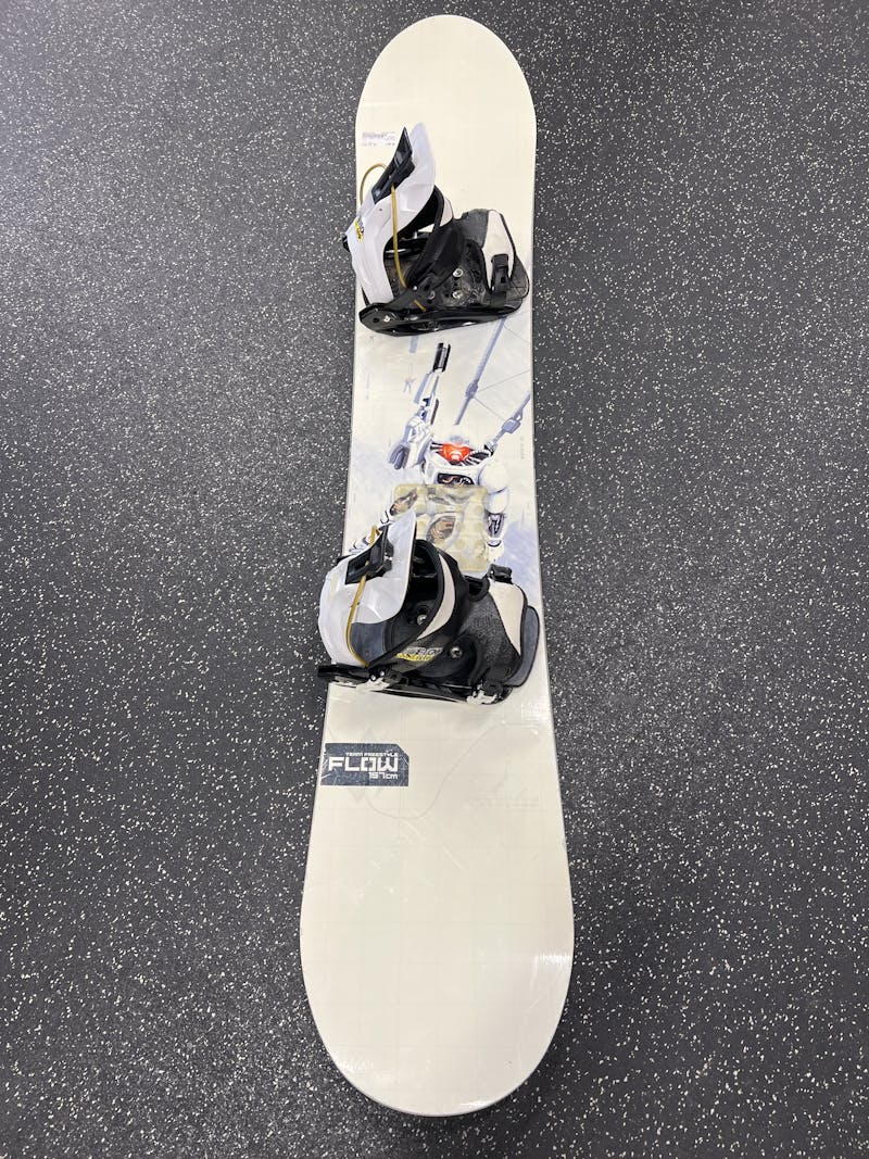 Used Flow TEAM 157 cm Men's Snowboard Combo