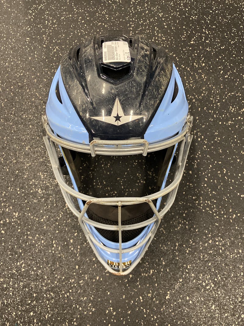 New All-Star Light Blue and Black MVP2500 Catcher's Helmet | SidelineSwap