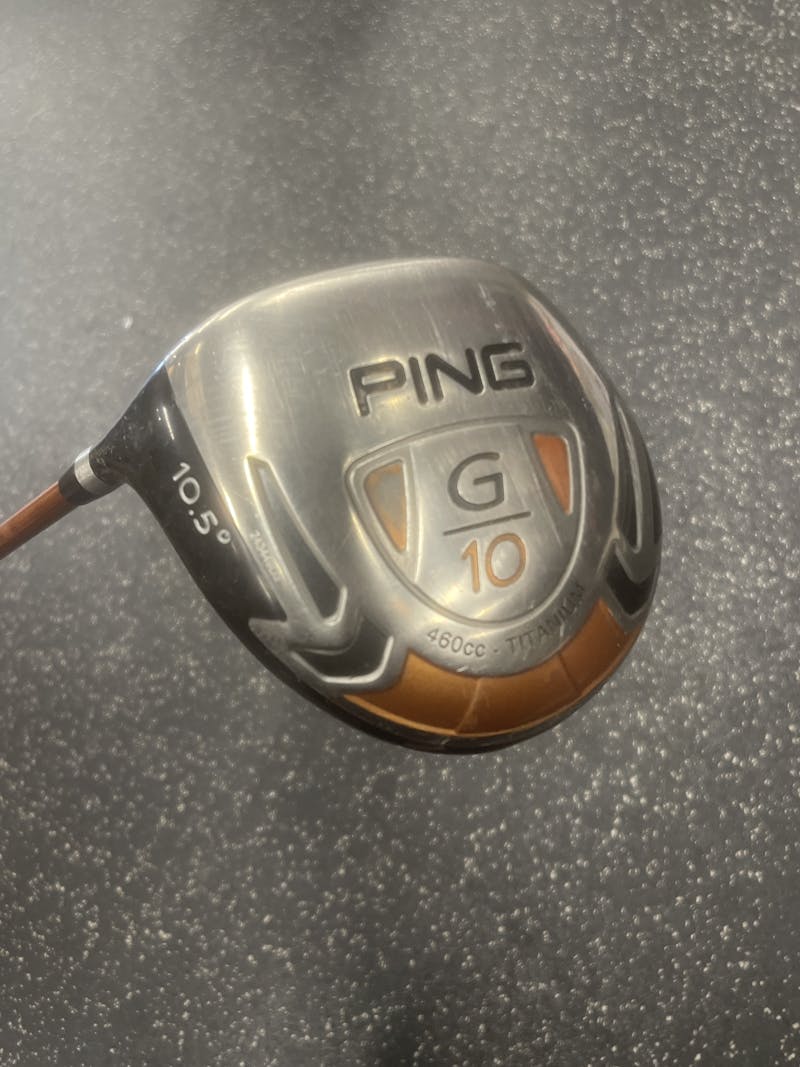 Used Ping G10 10.5 Degree Regular Flex Graphite Shaft Drivers Drivers