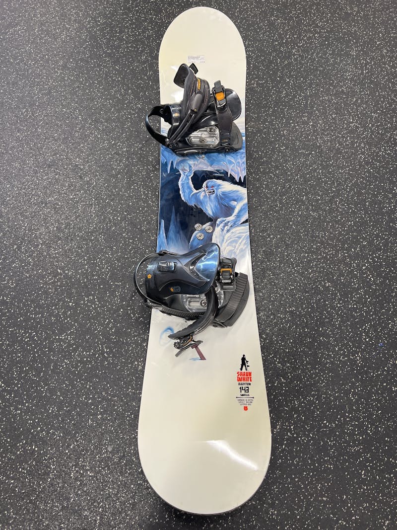 Used Burton SHAUN WHITE 143 cm Men's Snowboard Combo Men's Snowboard Combo