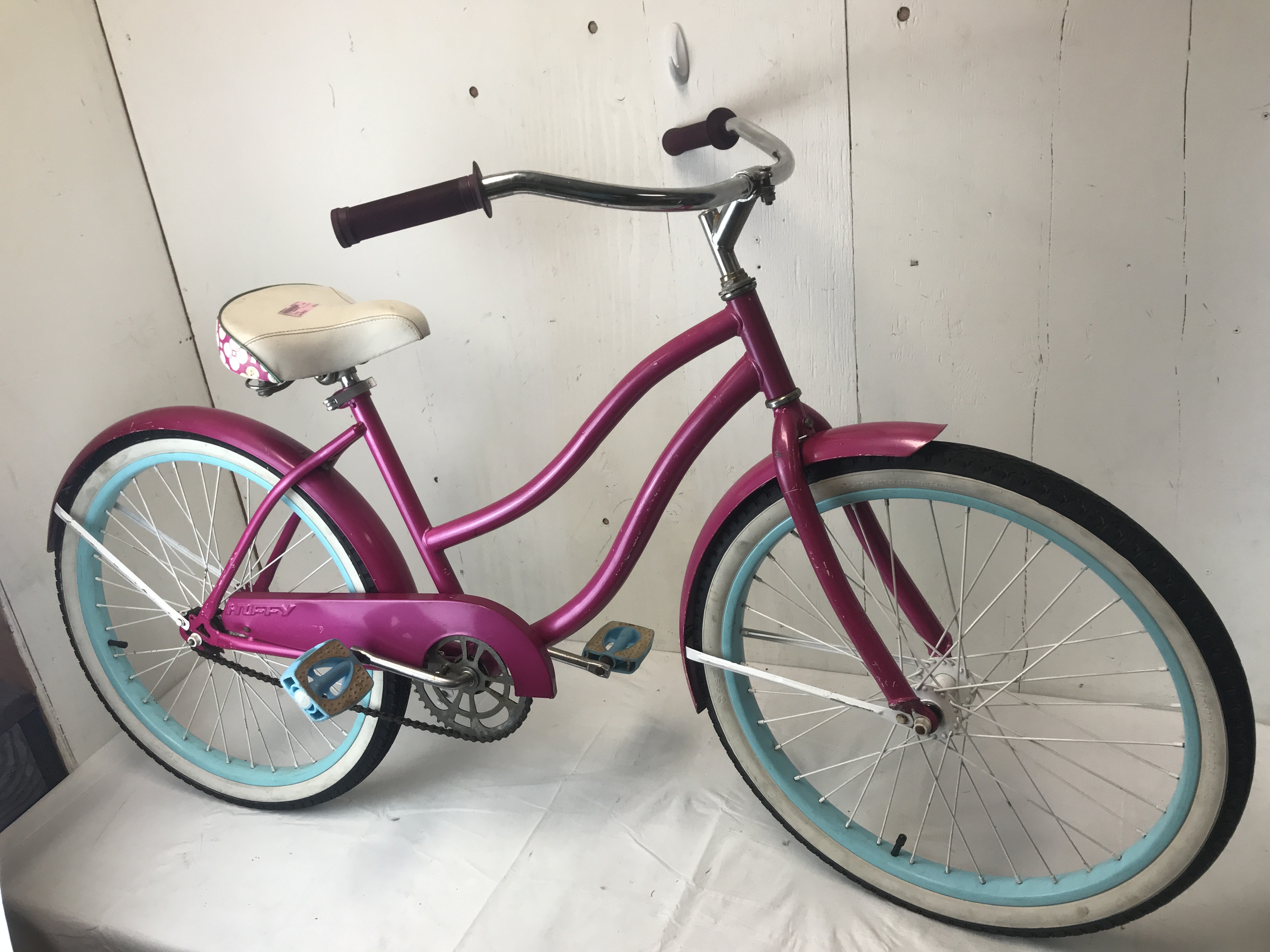 huffy beach cruiser pink