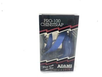 NEW! Solid Red Low ADULT Padded Chin Strap Adams Pro-100 4S Football 4pt 
