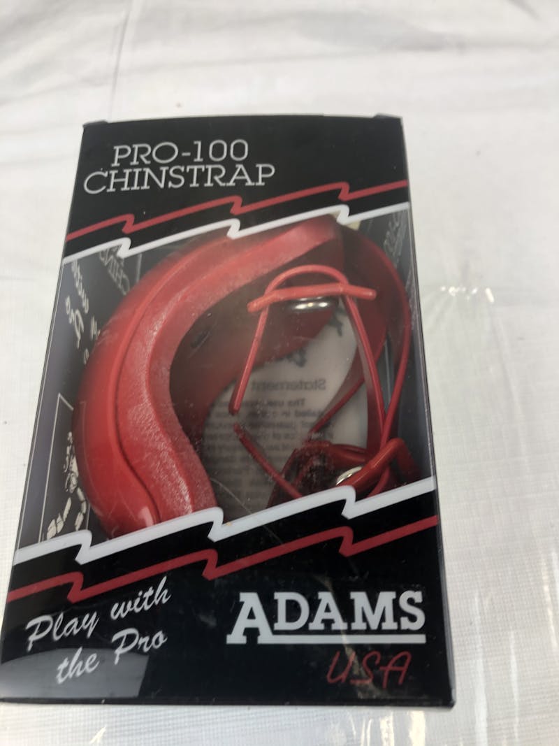 NEW! Adams Pro-100 4S Football 4pt Solid Royal Low Adult Padded Chin Strap 