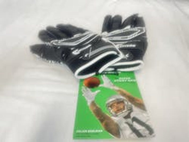 1 Pair Grip Football Glove Cutters Game Day Padded Football Glove for Lineman and All-Purpose Player Youth & Adult Sizes.