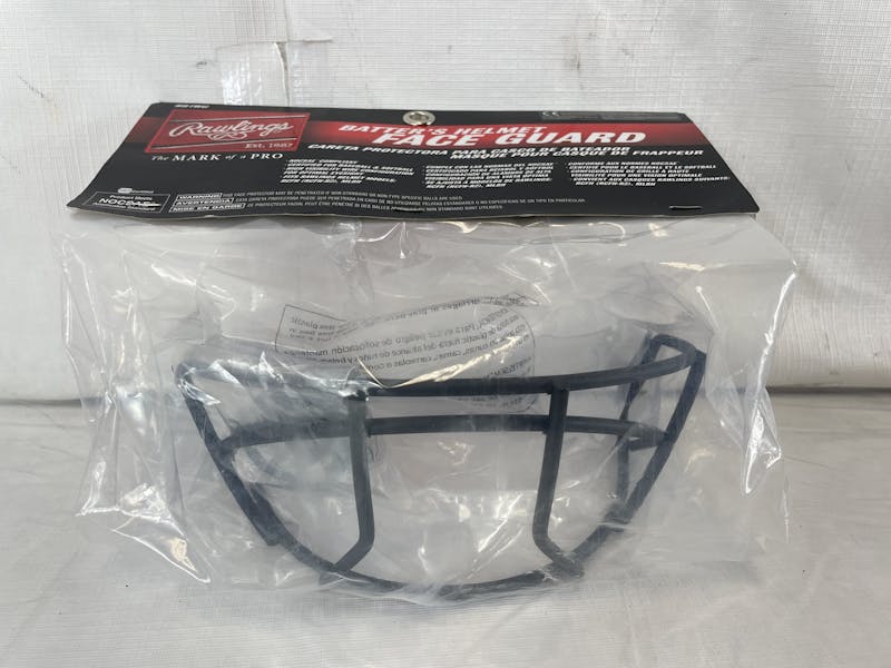 NEW Rawlings Batter's Helmet Wire Face Guard Black BB1WG Baseball Softball 