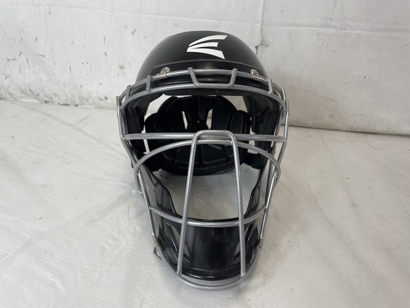 Used Easton M7 SZ 7 7 7/8 Baseball Catcher's Helmet Missing Chin Pad