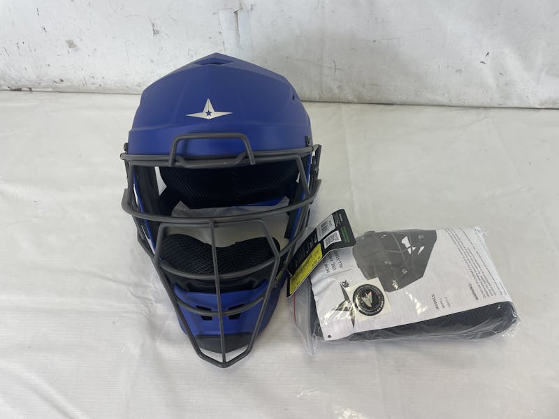 New All-Star MVP5 7 - 7 1/2 LG Baseball Catcher's Helmet