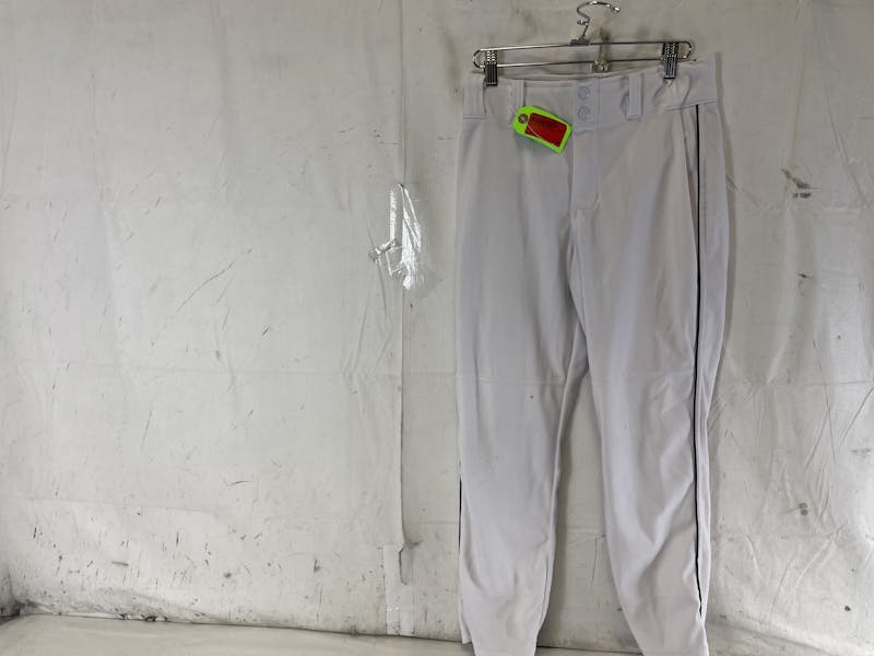 Used Champro WHITE AND RED BB PANTS MD Baseball and Softball Bottoms  Baseball and Softball Bottoms