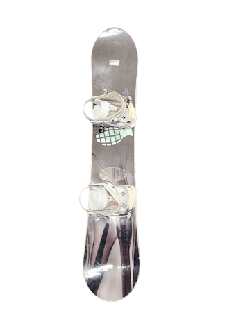 Used Burton RIDE 145 cm Women s Snowboard Combo