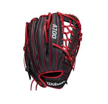 Wilson 350 Series 12.5 Baseball Glove - Black/Red