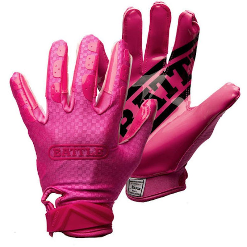 Battle Sports Ultra-stick Football Full Arm Sleeve - Youth L/xl - Pink