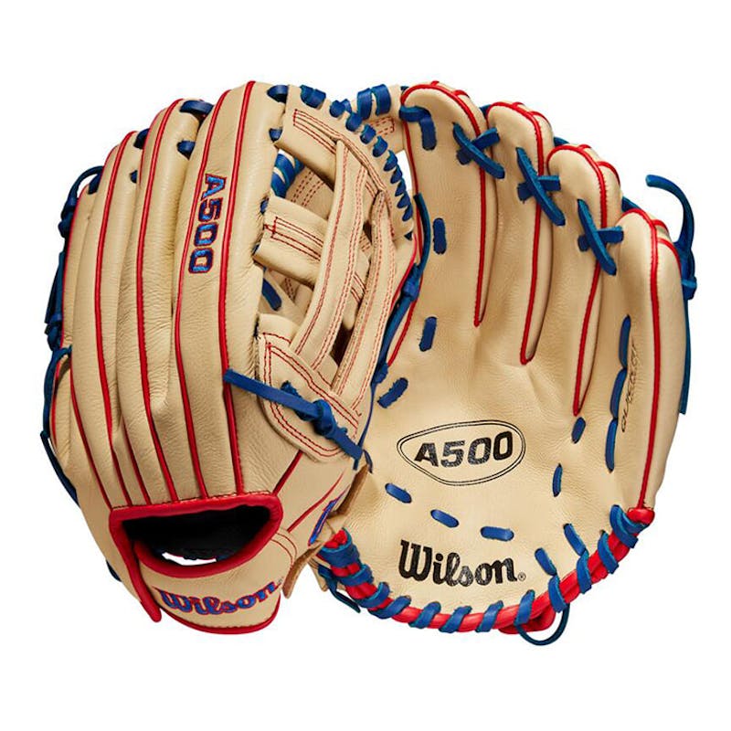 Wilson 350 Series 12.5 Baseball Glove - Black/Red