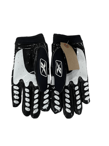 Reebok Football Gloves NFL Dallas Cowboys Game Issued Used 3XL Black