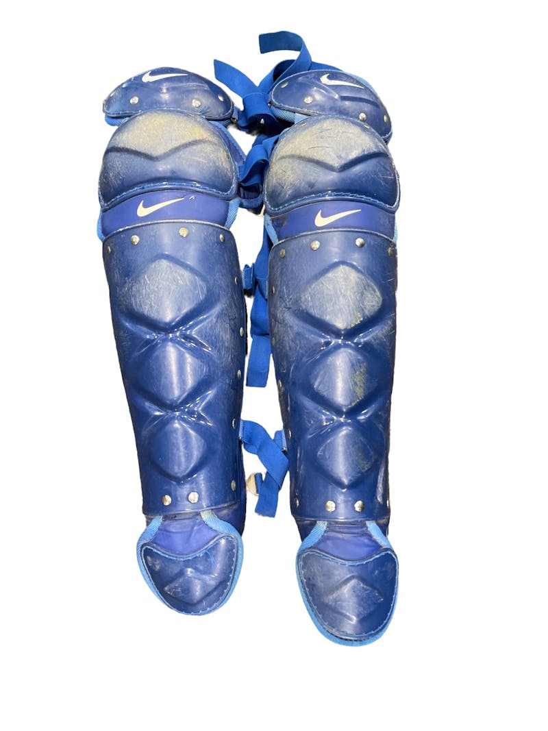 Used Nike LEG GUARDS Adult Catcher's Equipment Catcher's Equipment