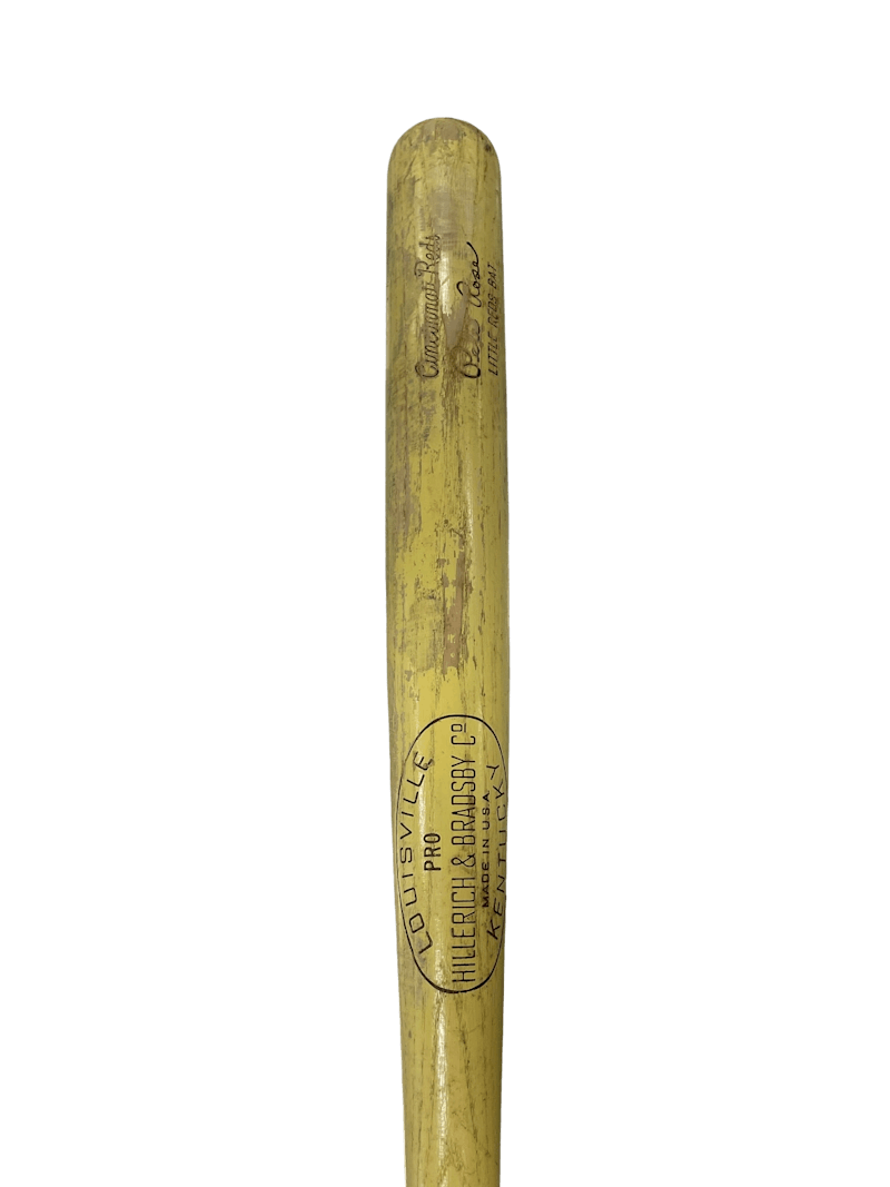 Baseball bat used by Pete Rose, Cincinnati Reds