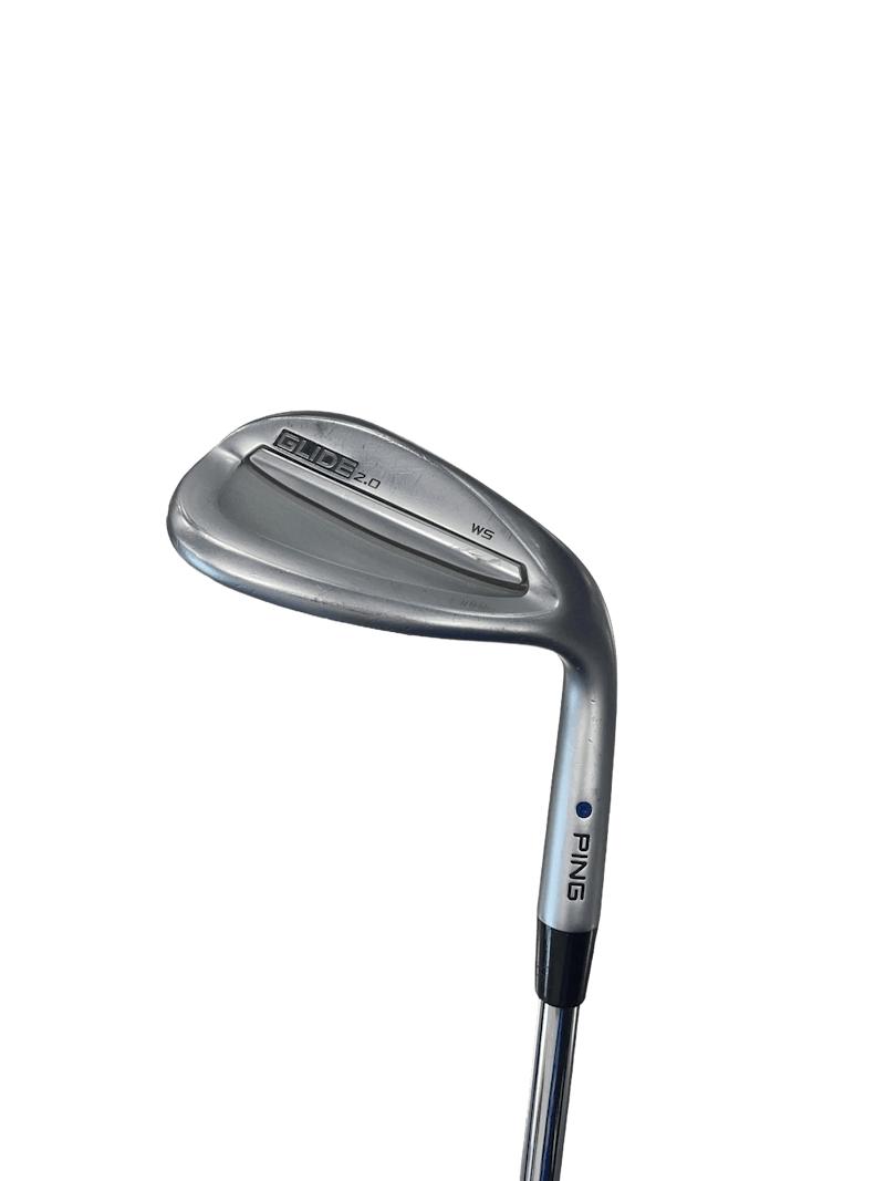 Used Ping GLIDE 2.0 BLUE DOT DOT 58 Degree Regular Flex Steel Shaft Wedges