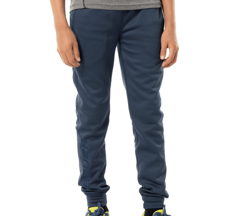 New Bauer Team Fleece Jogger Youth Navy Large