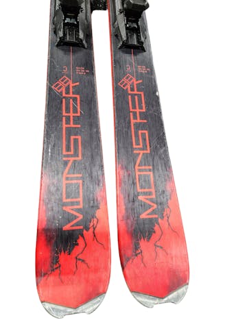 Used Head Monster 88 184 cm Mens Downhill Skis with Bindings