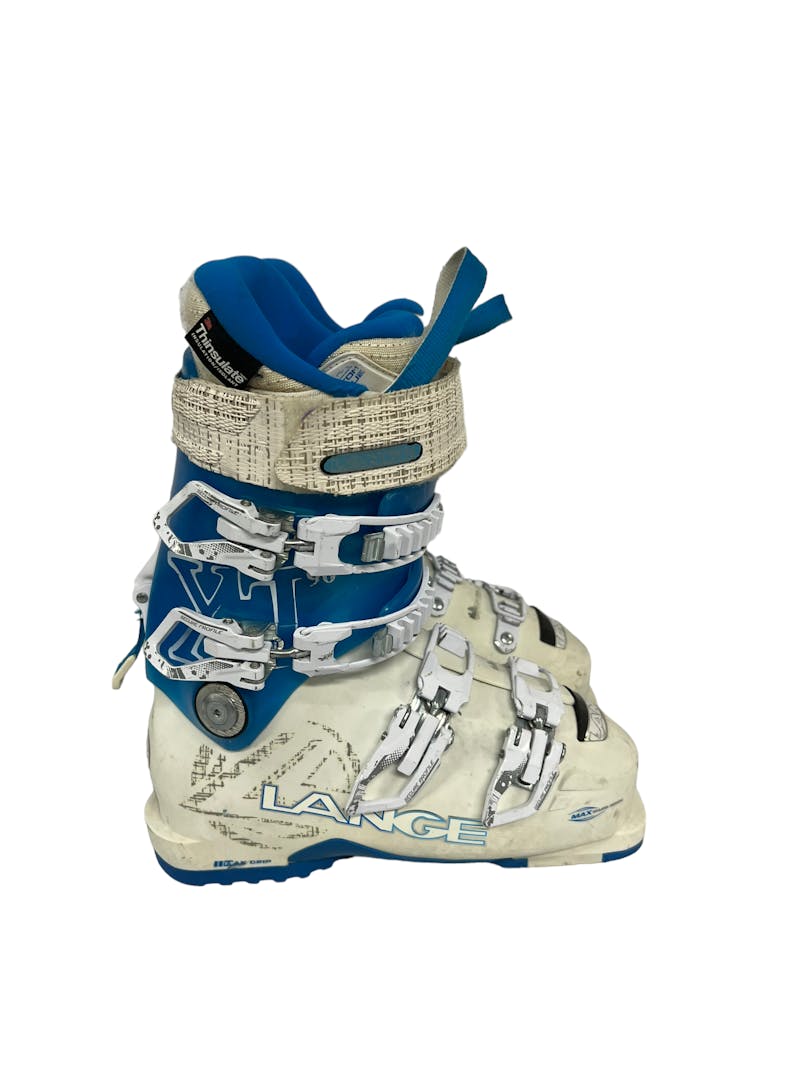 Used Lange XT90 Mens Downhill Ski Boots Size 23.5
