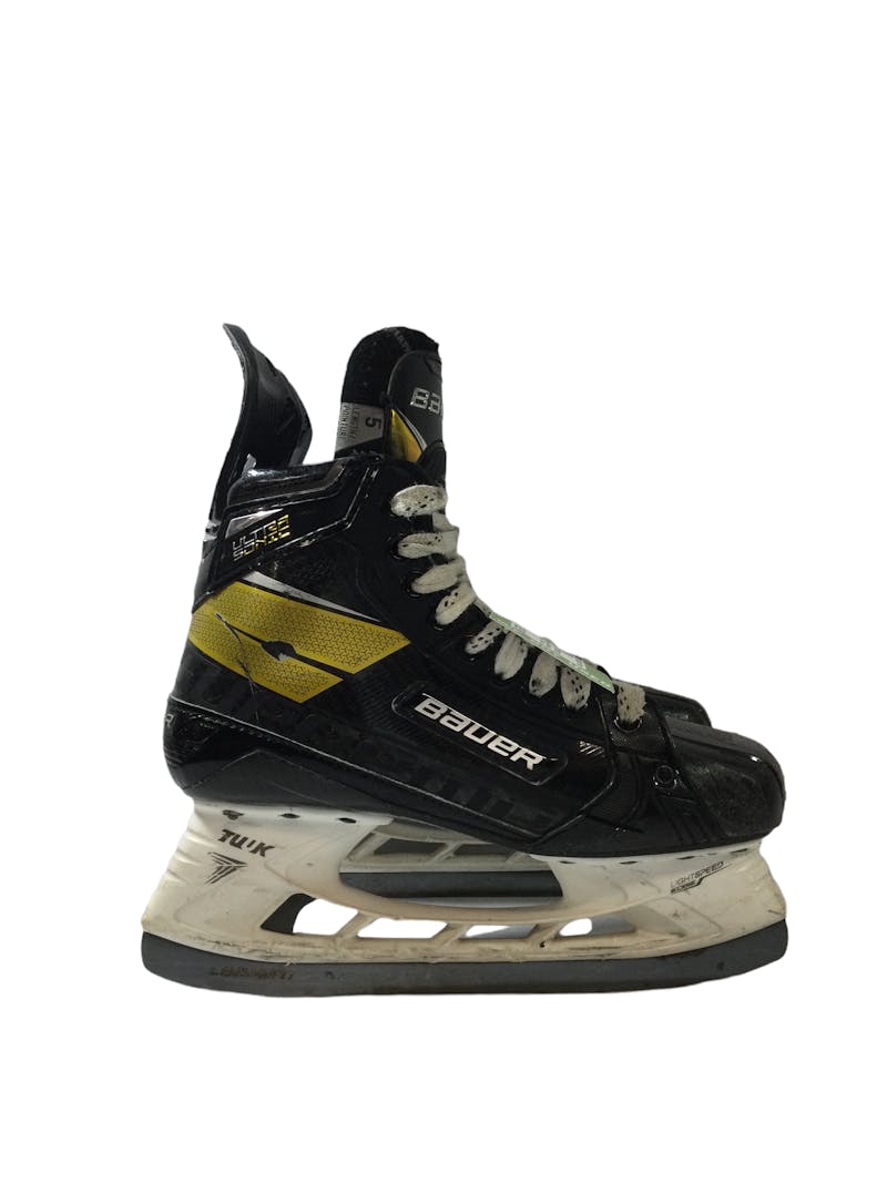 Used Bauer Ultrasonic Ice Hockey Skates Size 5 Fit 2