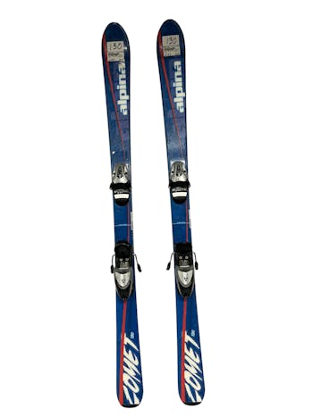 Used Fischer RC4 RACE JR 130 cm Boys' Downhill Ski Combo Boys