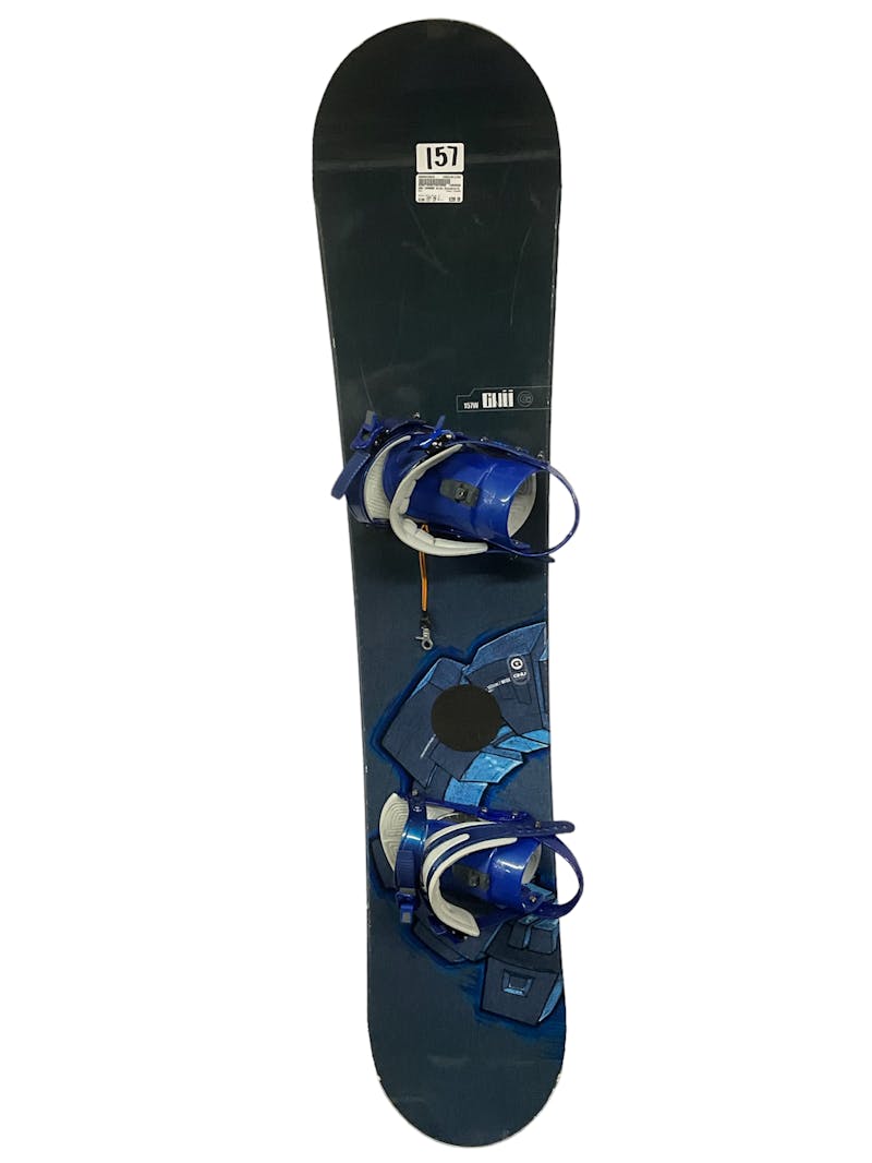 Used Ggu Howard 157 cm Men's Snowboard Combo