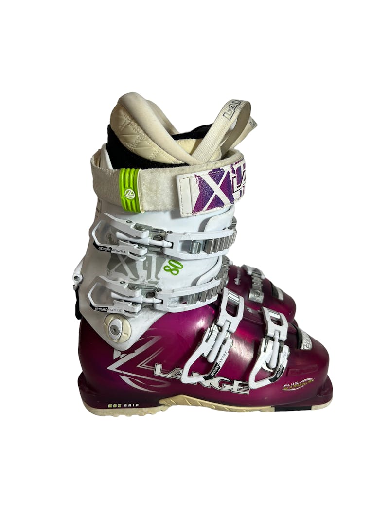 Used Lange RX 80 LV 245 MP - M06.5 - W07.5 Women's Downhill Ski Boots  Women's Downhill Ski Boots