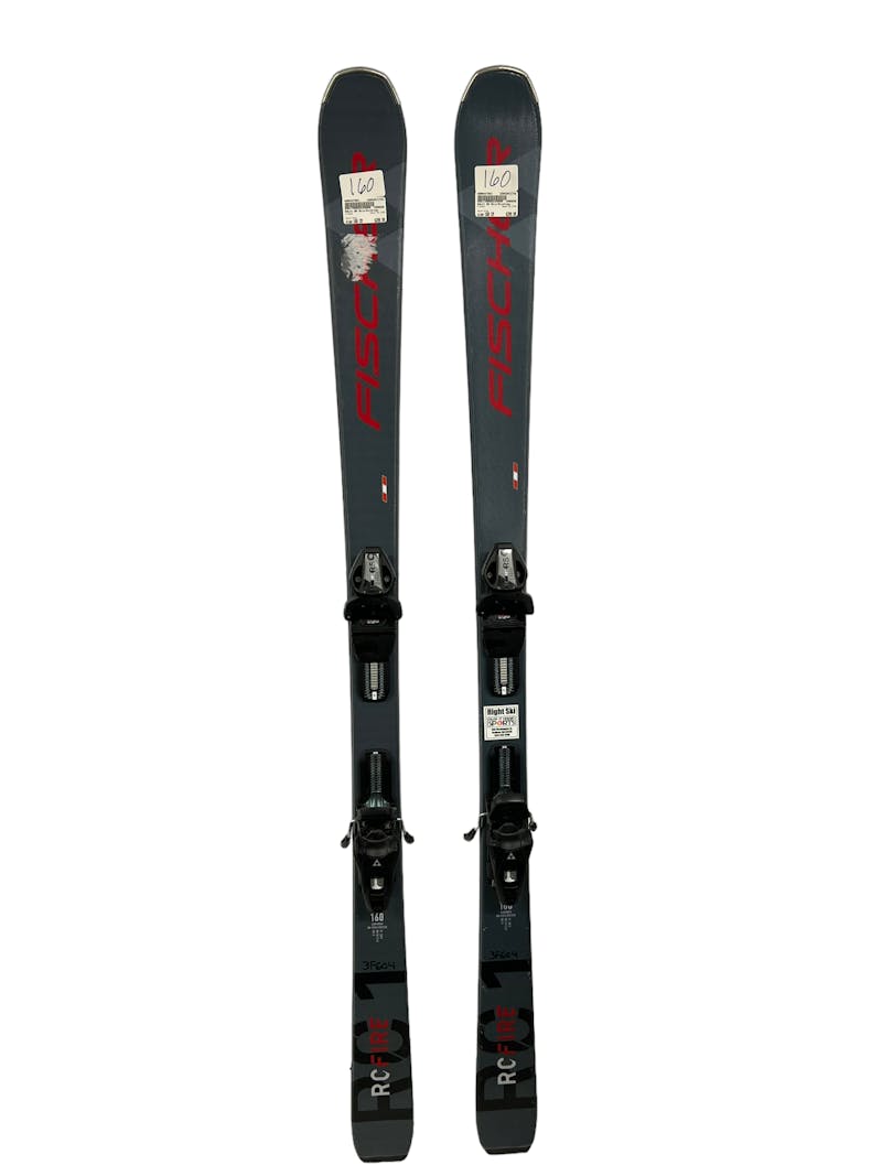 Used Elan Pinball 120 cm Junior Downhill Ski Combo