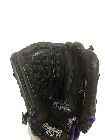 Used Rawlings Highlight Series Right Hand Throw Baseball Glove 12.5
